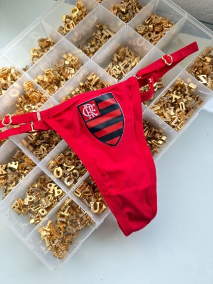 CALCINHA FLAMENGO PERSONALIZAVEL